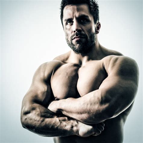Half Naked Handsome Muscular Man Stock Photo By Magann