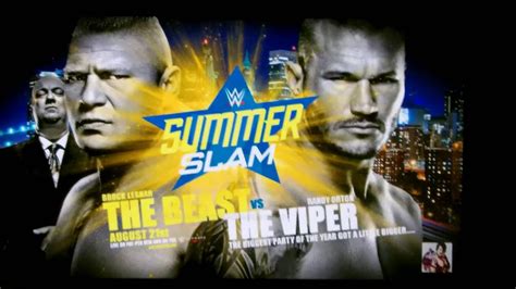 W2k16 Xbox One Summerslam 2016 Brock Lesnar Vs Randy Orton Youtube