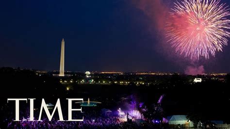 Fireworks From The White House Lawn To Celebrate Independence Day