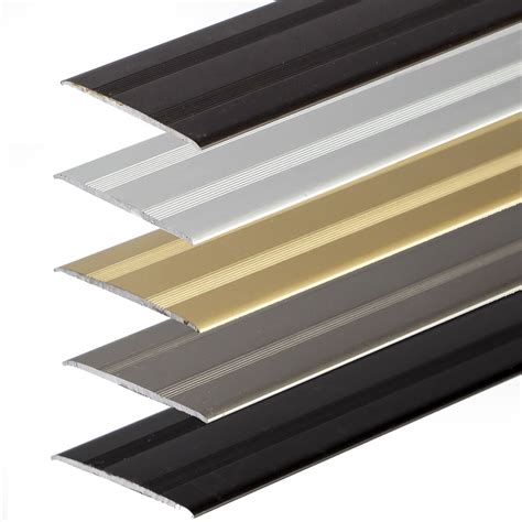Self Adhesive Anodised Aluminium Floor Bar Edge Trim Threshold Profile