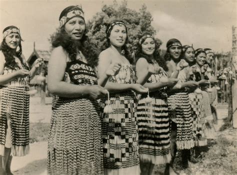 Photography Historical New Zealand Maori Culture Maori Poi Dancers Rotorua Circa