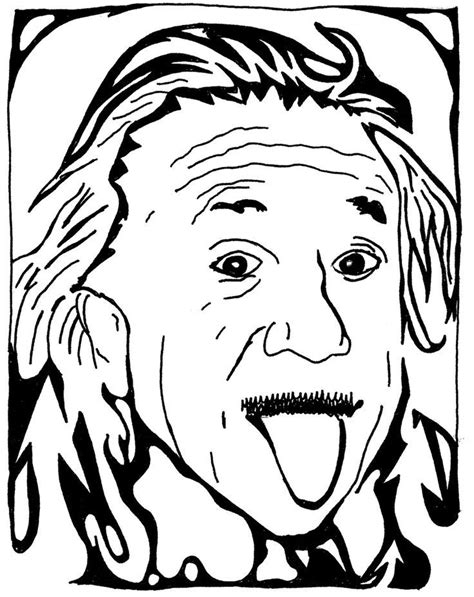 Albert Einstein Coloring Pages Printable Coloring Pages My Xxx Hot Girl