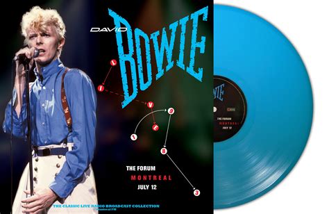 David Bowie Live At The Forum Montreal 1983 Turquoise Vinyl