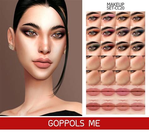 Gpme Gold Makeup Set Cc20 The Sims 4 Catalog
