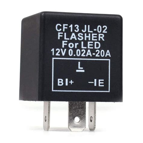 Car 3 Pin 13 Electronic Led 12v Flasher Relay Fix For Turn Signal