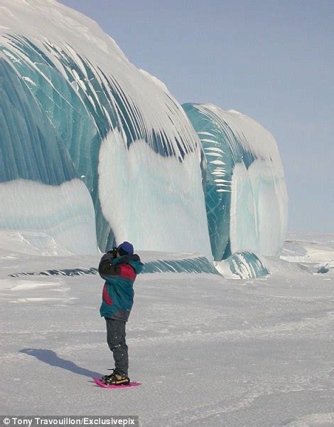 Frozen Waves Of Blue Ice Photographed By Tony Travouillon Daily