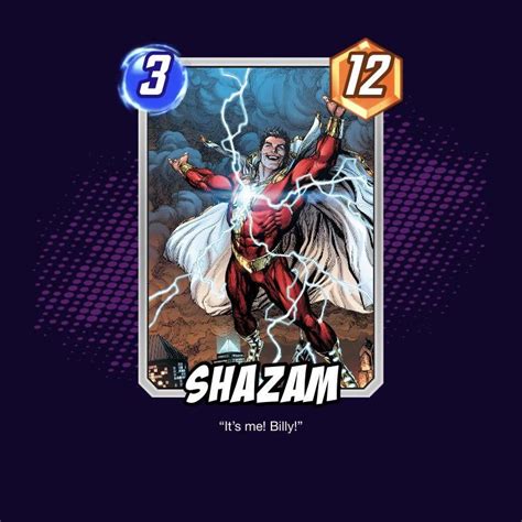 Shazam Card I Came Up With In The Shower Rcustommarvelsnap