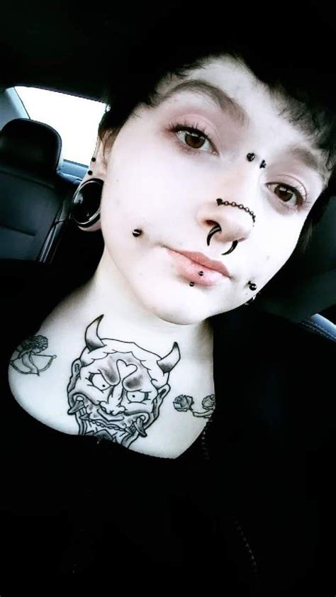 Old Picture Of My Modifications Ears 38mm Septum 7g Or 35mm