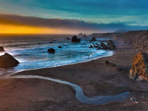 Patches of grass and seaweed are often holding shells. 11 Best Beaches in California, From Surfer-Friendly to ...