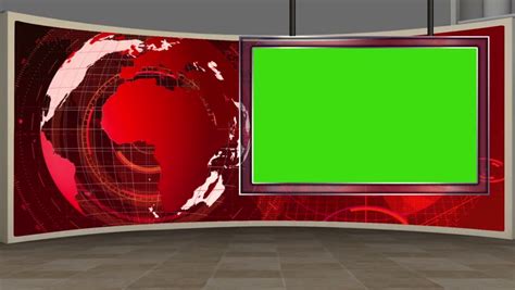 News Anchor Green Screen Background