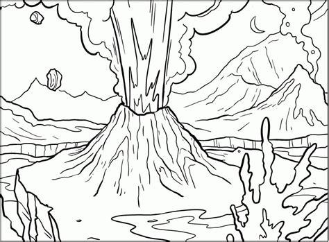 Printable Volcano Coloring Pages Updated Top Free Printable Hot Sex