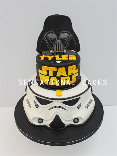 The Sensational Cakes 3tier Starwars Cake Singapore Storm Trooper 3d