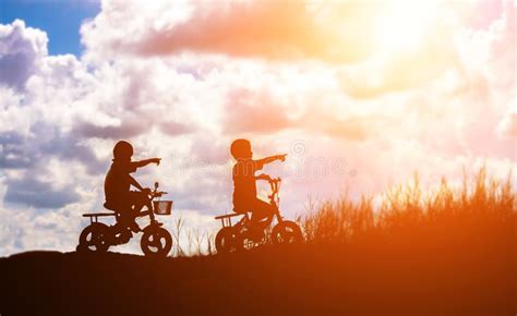 358 Two Little Boys Silhouette Stock Photos Free And Royalty Free Stock