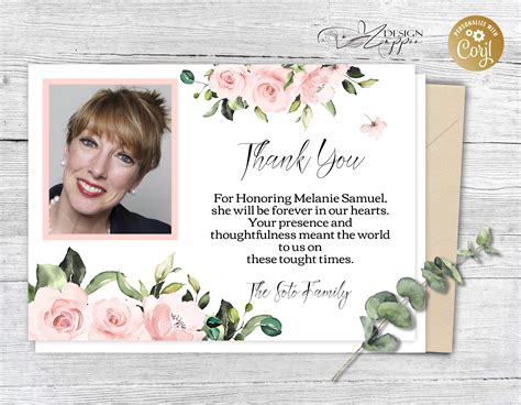Printable Funeral Thank You Card Template In 2020 Fun Vrogue Co