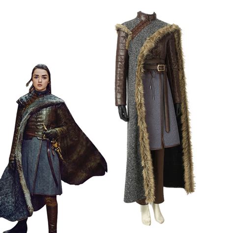 Arya Stark Season 8 Cosplay Costume Costume Party World