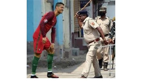 Editan Foto Cristiano Ronaldo Jika Jadi Petugas Keamanan Ini Kocak