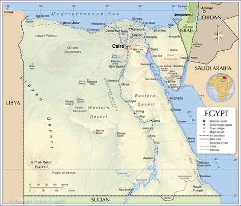 Egitto Cartina