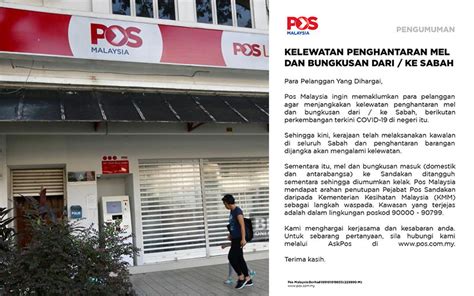 Hantar sendiri ke lokasi yang ditetapkan oleh pelanggan. Pos Malaysia Umumkan Kelewatan Penghantaran Bungkusan Dari ...