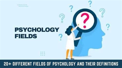 22 Different Fields Of Psychology And Their Definitions Major Branches