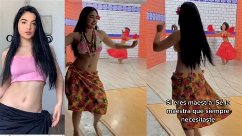 sexy maestra de baile hechiza las redes sociales con su encanto durante los ensayos