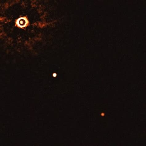 Eso First Ever Image Of Two Exoplanets Circling A Sun Like Star