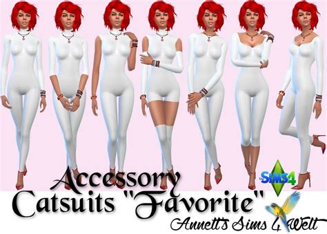 Annett S Sims Welt Accessory Catsuits Favorite
