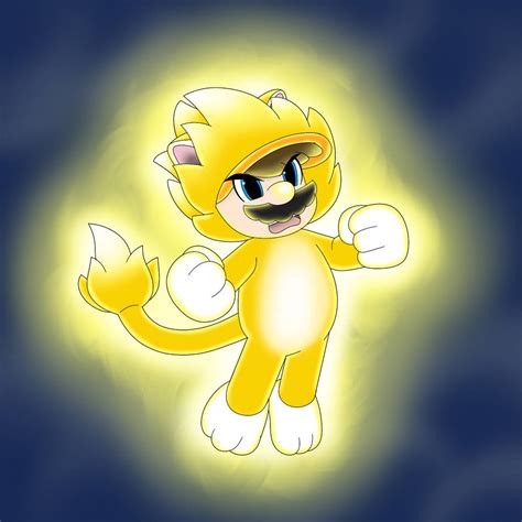 Super Saiyan Cat Mario By Shawnyboymaker On Deviantart