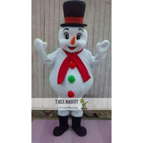 Frosty The Snowman Mascot Costume Party Character
