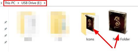 Windows 10 Permanent Custom Folder Icon On External Usb