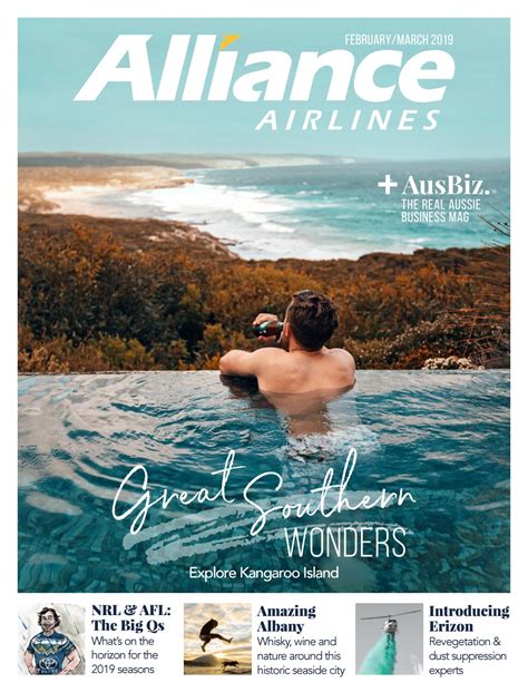 Alliance Airlines Magazine Febmarch 2019 By Publishingbychelle Issuu