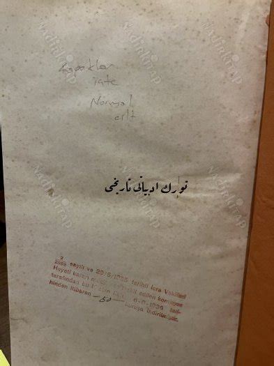 Türk Edebiyatı Tarihi Köprülüzâde Mehmed Fuad Köprülü Nadir Kitap