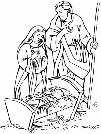 Joseph Mary Clipart Jesus Manager Clip Library