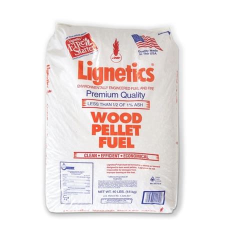 Lignetics Fg10 Wood Pellet Fuel Mixed Hardwoods 40 Lb