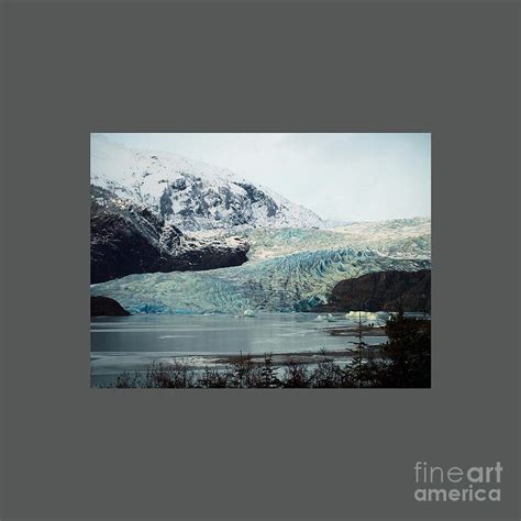 Mendenhall Glacier During Winter In Tongass National Forest Juneau