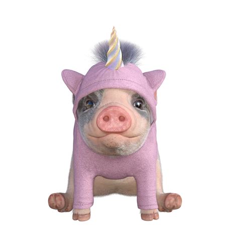 Cute Pig 3d Rendering 11812469 Png