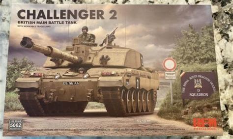 Rfm Ryefield Model Challenger 2 British Main Battle Tank Kit 135 5062