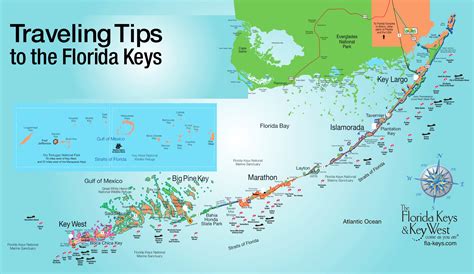 Florida Keys On A Map Florida Gulf Map