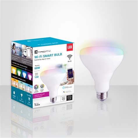 Led Wi Fi Smart Bulb Br30 10w 120v E26 650l Adjustable