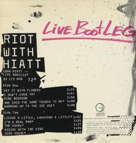 john hiatt live bootleg us promo vinyl lp album lp record 181677