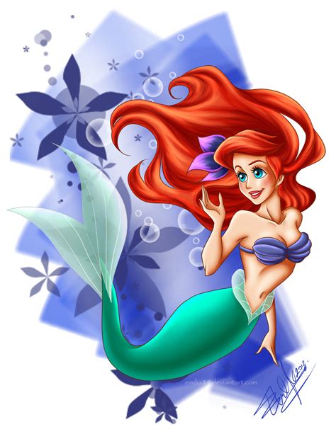 Ariel By Emilia89 On Deviantart Disney Artwork Disney Fan Art Disney Love Disney Magic Walt