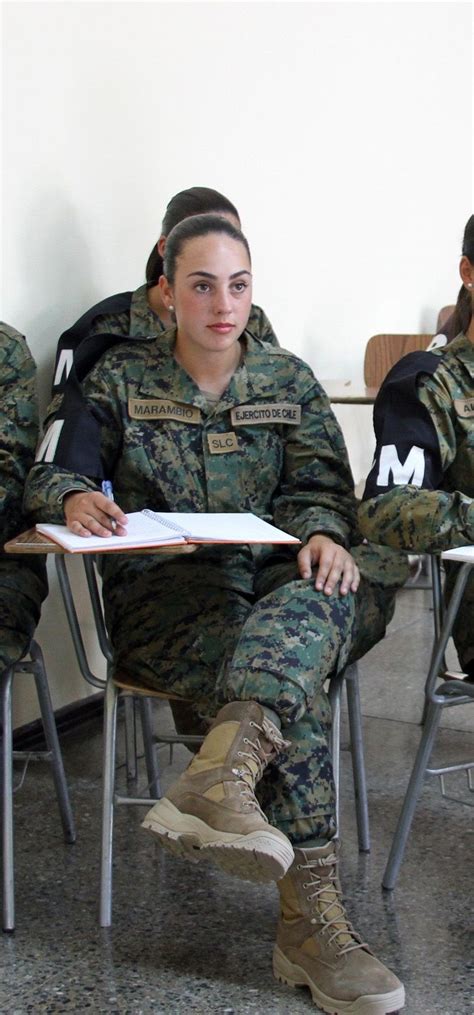 Chile Army Woman Female Marines Female Soldier Army Soldier Military