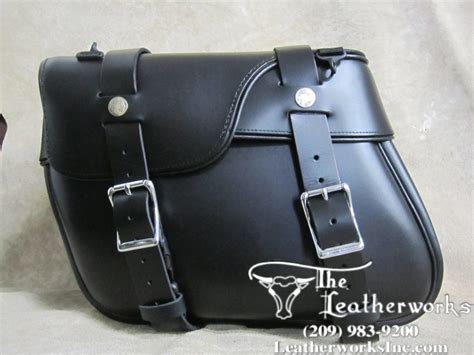 Premium Leather Motorcycle Saddlebags Custom Bags By Leatherworks