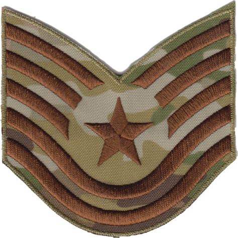 Large Technical Sergeant Tsgt Usaf Ocp Rank Patch All Patch Stuff