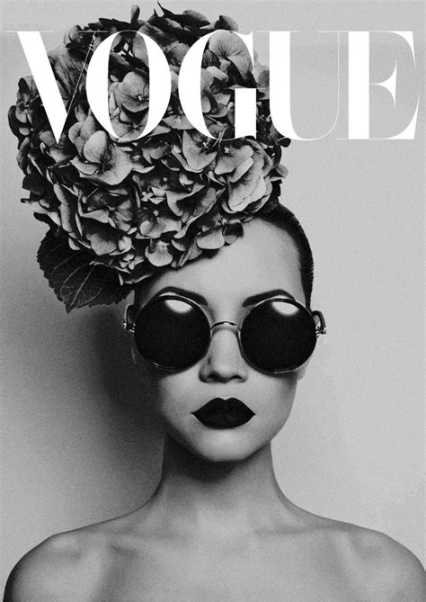 Vogue Girl Poster Black And White Posters White Aesthetic