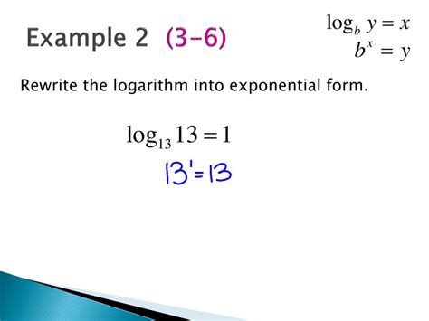 Ppt Evaluate Logarithms Powerpoint Presentation Free Download Id