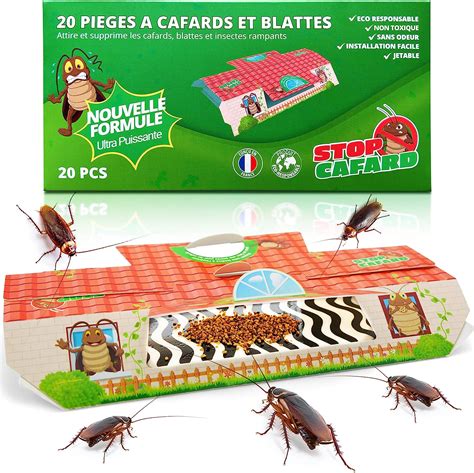 Stop Cafard 20 Pièges à Cafards Et Blattes Produit Anti Cafard