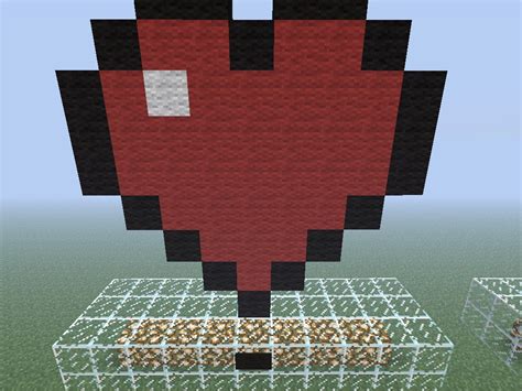 Pixel Art Coeur Minecraft