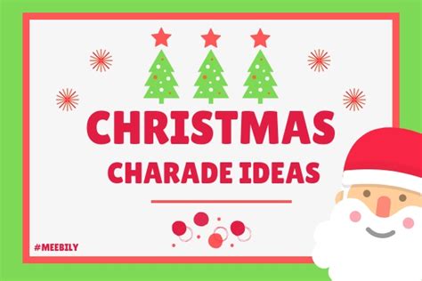 170 Christmas Charades Word Game Ideas Meebily