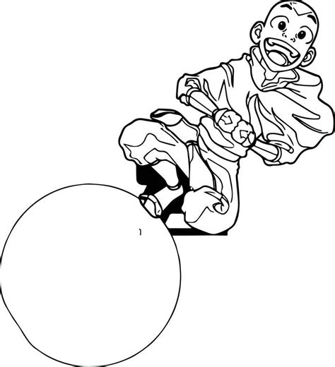 …some of the coloring page names are magic color book. Aang El Maestro Aire Yuzumi Avatar Aang Coloring Page ...