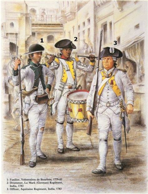 Uniforms Of The American Revolution French Army